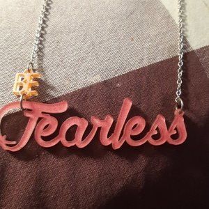 Be Fearless Necklace by Color By Amber